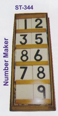 Manufacturers Exporters and Wholesale Suppliers of Number Maker New Delhi Delhi